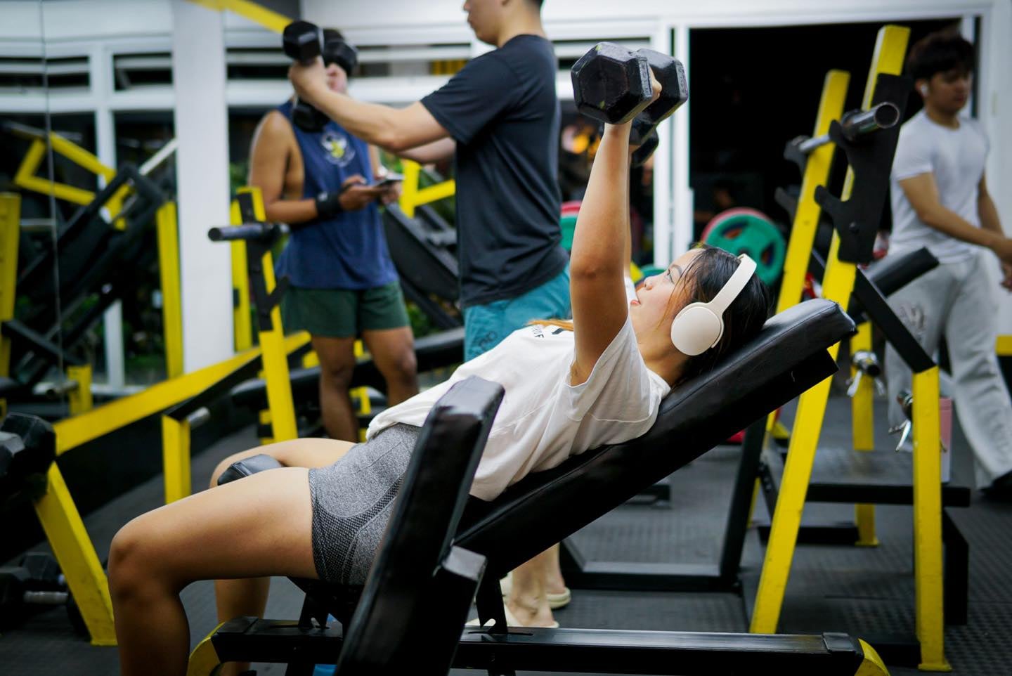 Photo showing gym rules and general membership information